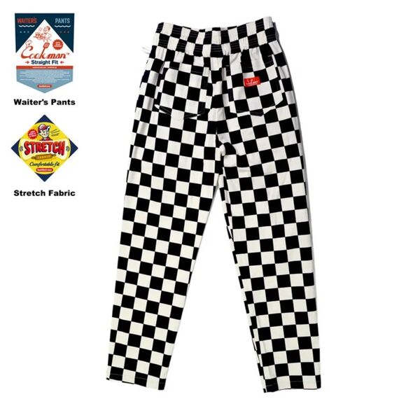 Other - Cookman Waiter's Pants (stretch) - Checker : Black